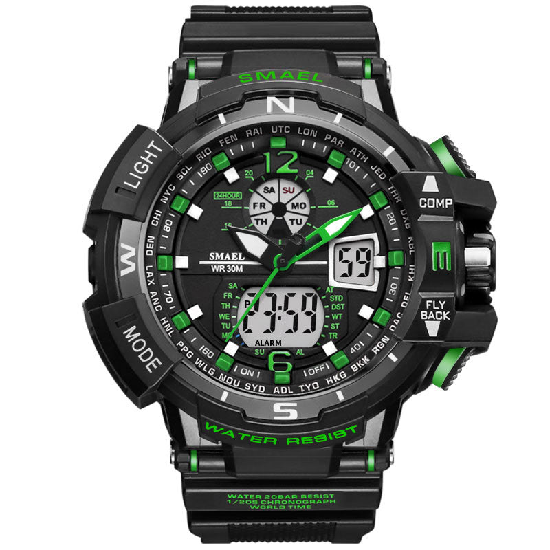 SMAEL 1376C Casual Watch Men Waterproof montre homme Men's Writswatch LED Digital Watches Men Clock Led reloj hombre Big Sport Watches
