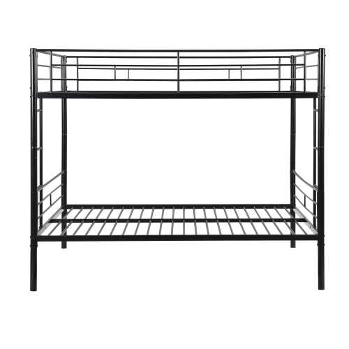 Full Over Full Metal Bunk Bed , No Box Spring Needed, Easy Assemble