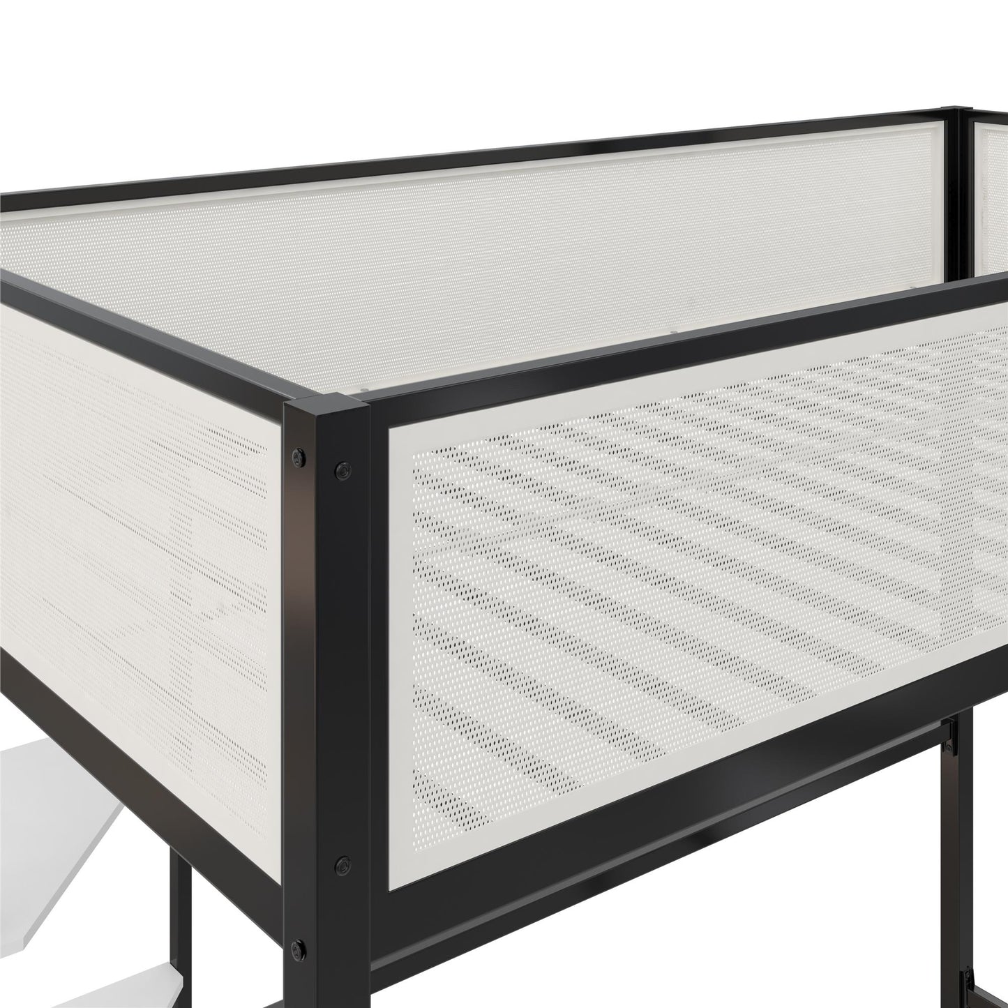 Axel Twin Loft Bed With Desk & Shelves