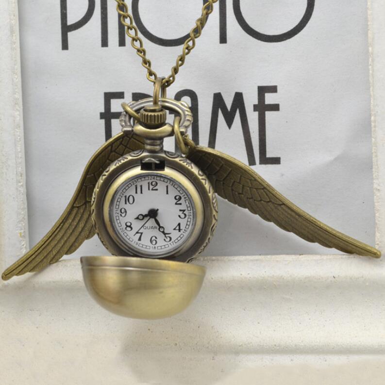 Necklace Golden Watch Ball Potter Quartz Pocket Watch