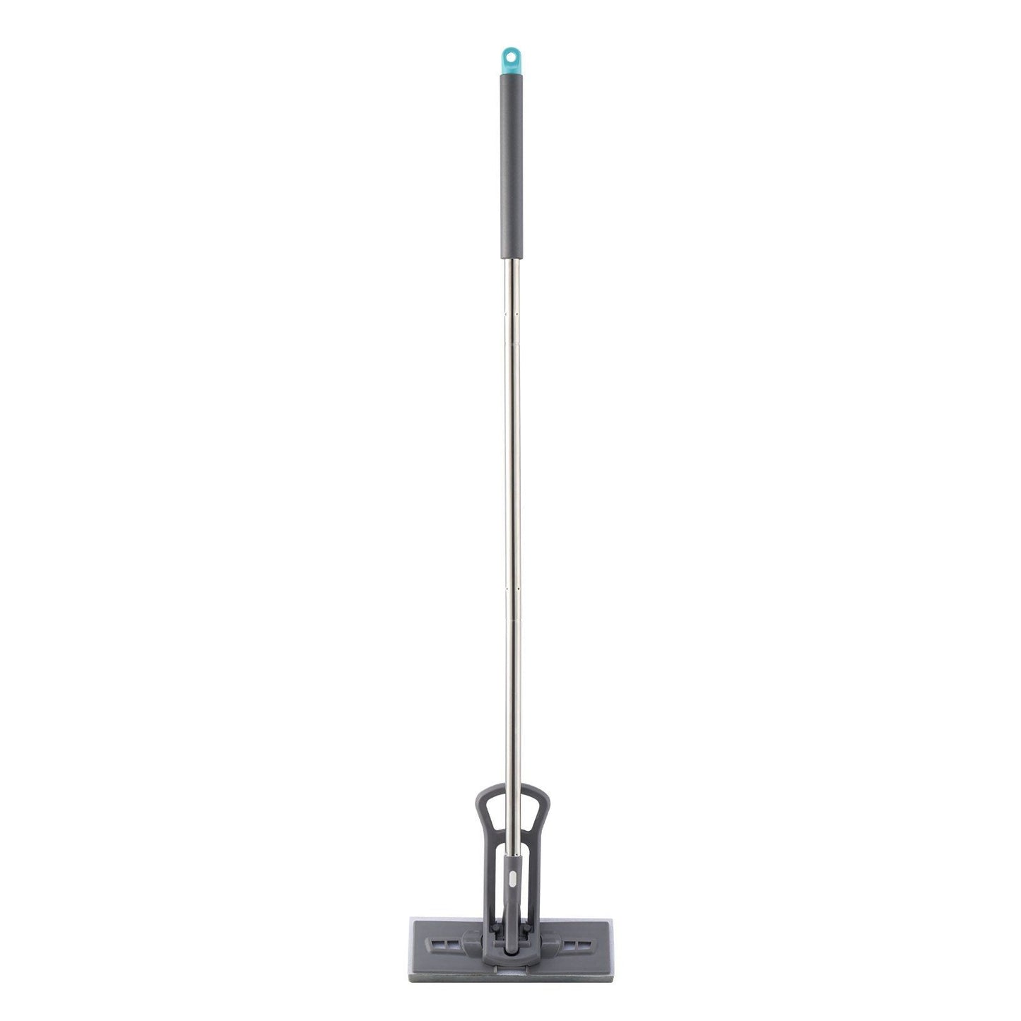 Sponge Mop, High-Density PU Sponge Mop with 1 Pcs Sponge Mop Replacement , Easy to Squeeze Sponge Mop with Hook & Loop for Head Change, Fit for Various Floors' Cleaning