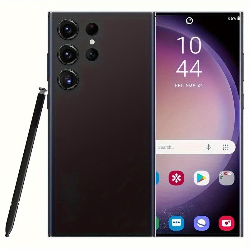 8GB+256GB I23 Ultra Android Phone - Unlocked Cell Phone With Stylus Pen, 6.8" HD Display, Android 13 OS, Fast Charging, And Long-Lasting Battery Life(Black)