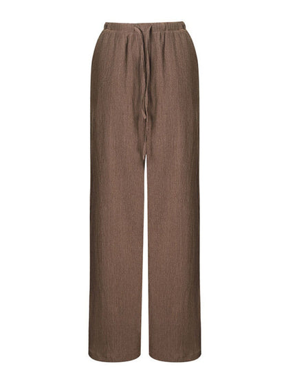 Tied Wide Leg Pants