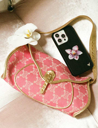 Orchid | Black iPhone Case