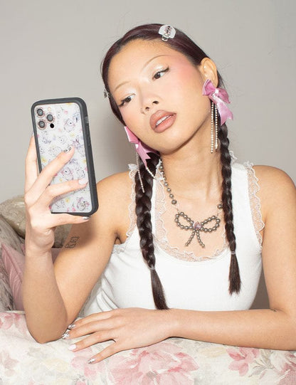 Bunnies in Bonnets iPhone Case