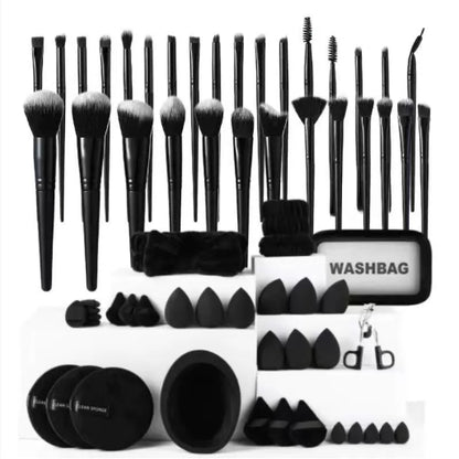40pcs  Beauty Tools Major Combination Suit Face Wash Makeup Full Set