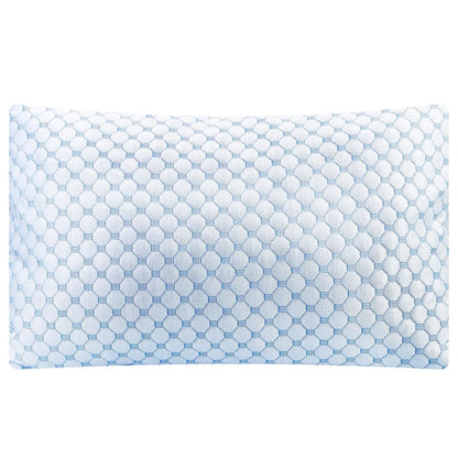 Cooling Memory Foam Pillow Ventilated Soft Bed Pillow With Cooling Gel Infused Memory Foam Heat Reducing Cooling Fiber Breathable Machine Washable