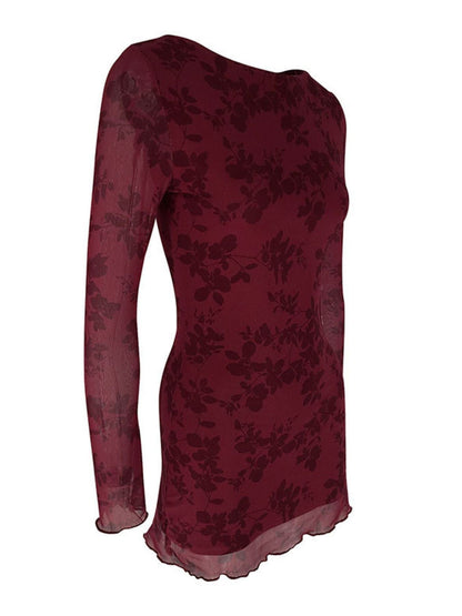 Long Sleeve Bodycon Mini Dress