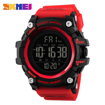 SKMEI 1384 Countdown Stopwatch Sport Watch Mens Watches Top Brand Luxury Men Wrist Watch Waterproof LED Electronic Digital Male Watch