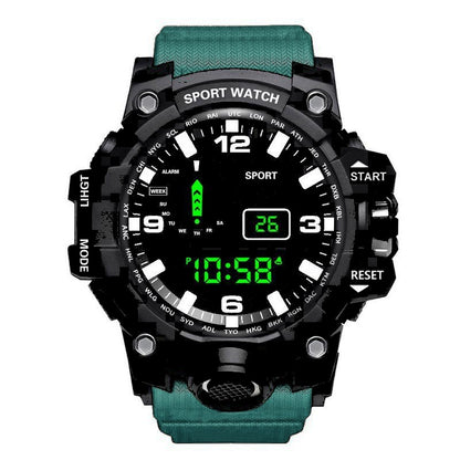 Multi functional outdoor men's electronic watch for male and female students running sports watch