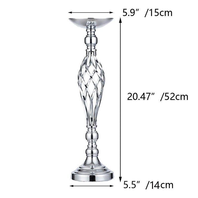 Table Candlestick Gold Iron Vase