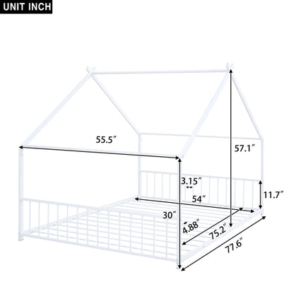 Full Size Metal Household Bed