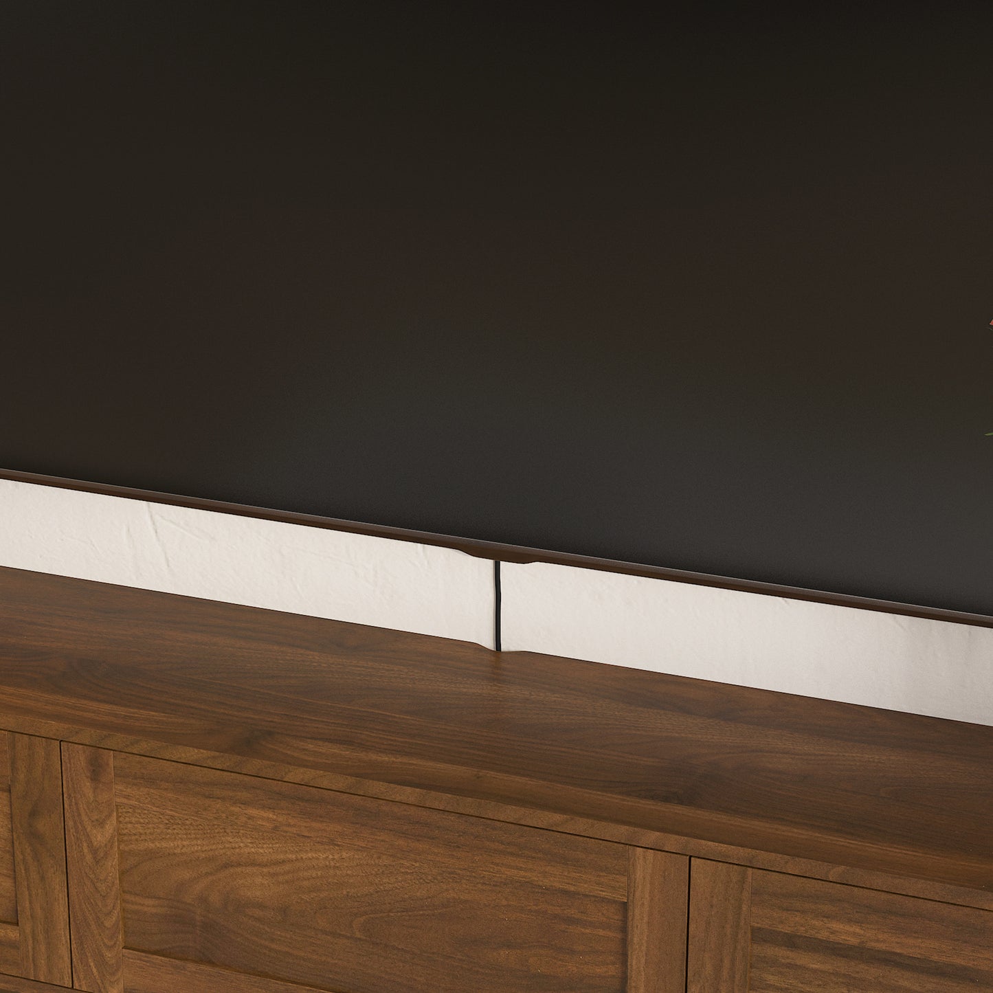Floating TV Stand, Wall Mounted TV Shelf With Led Lights & Power Outlet,High Gloss TV Cabinet For Wood Tv Stands For Living Room