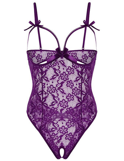 Sexy Lingerie Sexy Sleepwear Open-End Jumpsuit