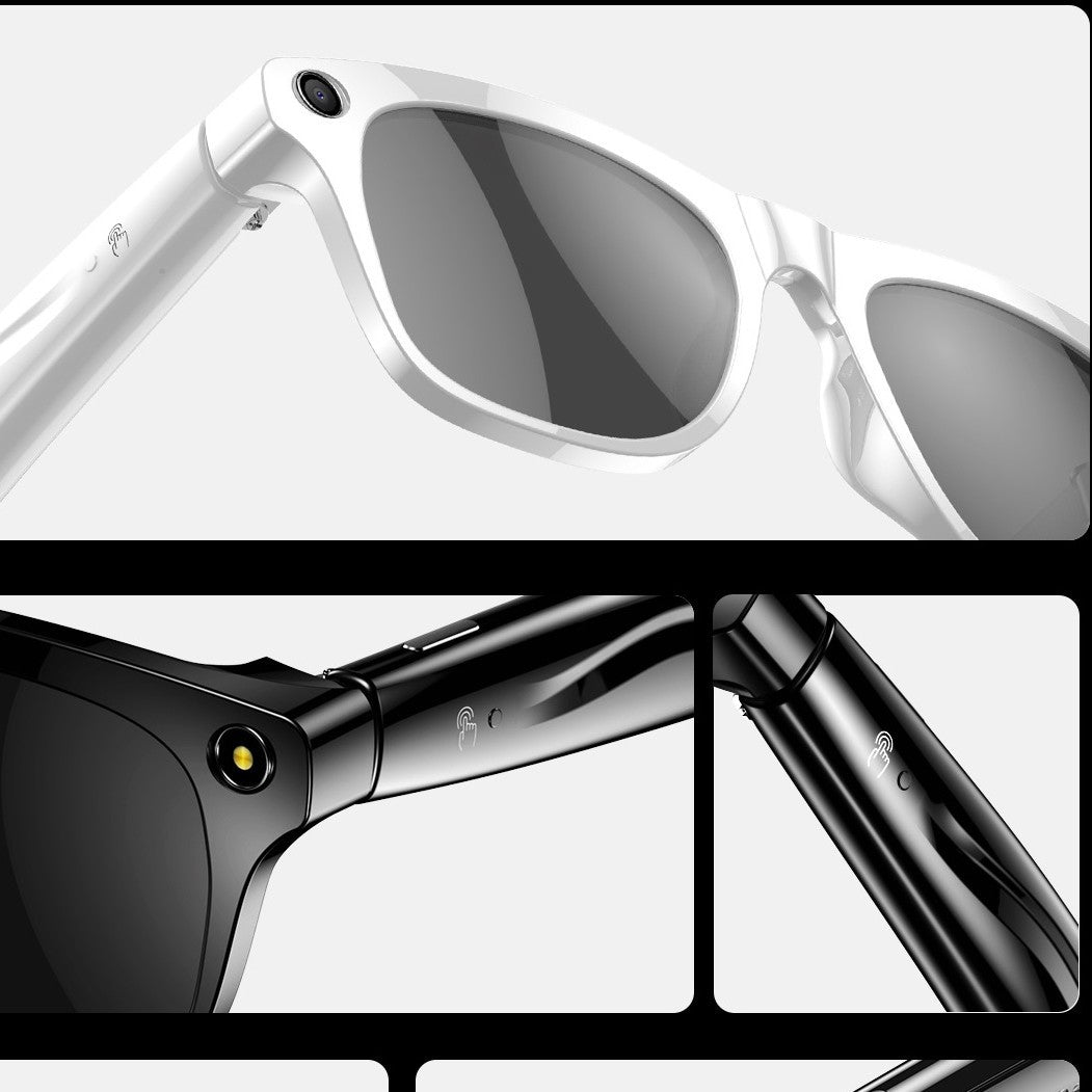 AI Smart Glasses Strap Camera Photo Translation Recognition Bluetooth