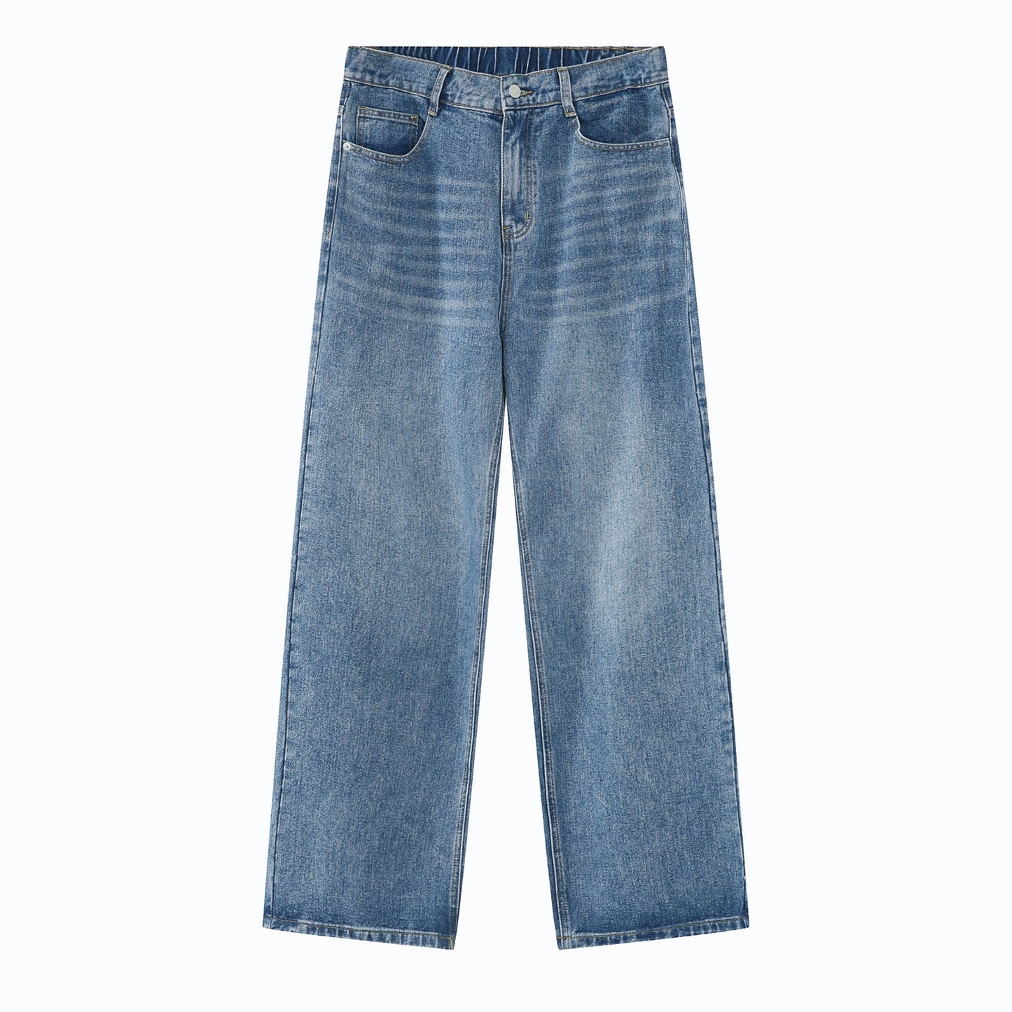 Wide Leg Jeans with Pockets