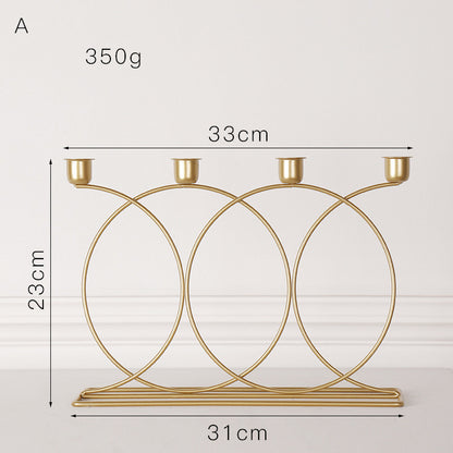 Modern Minimalist Home Dining Table Candle Holder