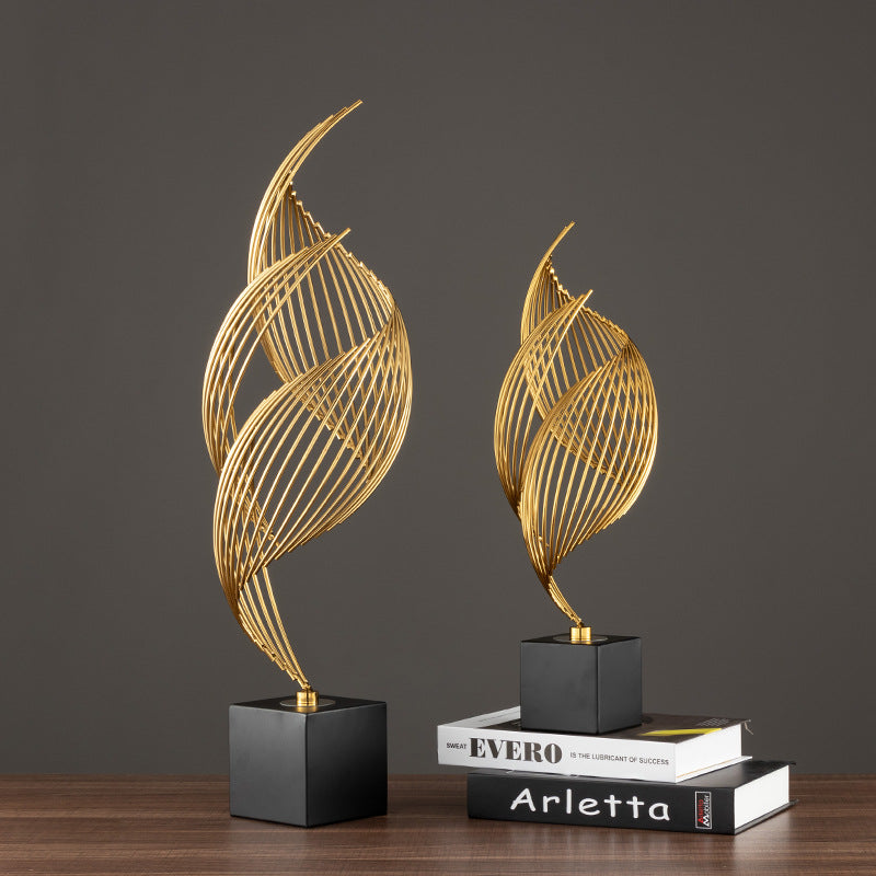 Office Nordic Golden Light Luxury Decorative Ornaments
