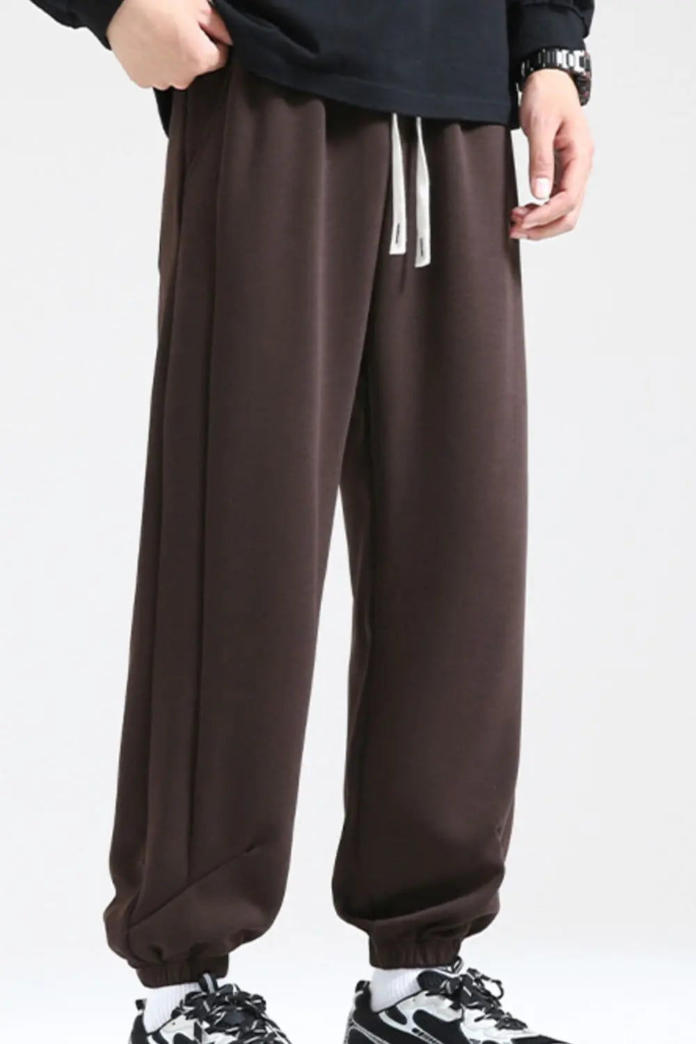 Men's Plus Size Casual Loose Fit Drawstring Sweatpants