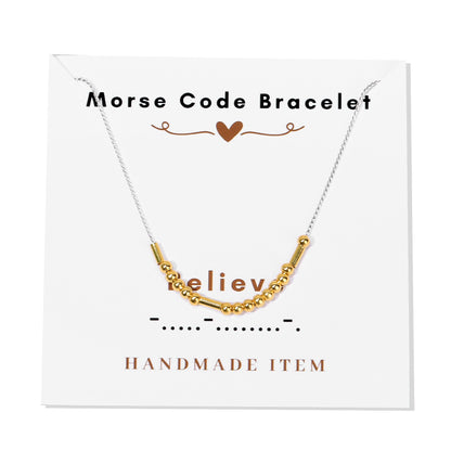 Morse code necklace alphanumeric couple personalized collarbone chain necklace