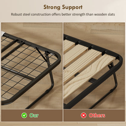 Folding Bed with Mattress for Adults