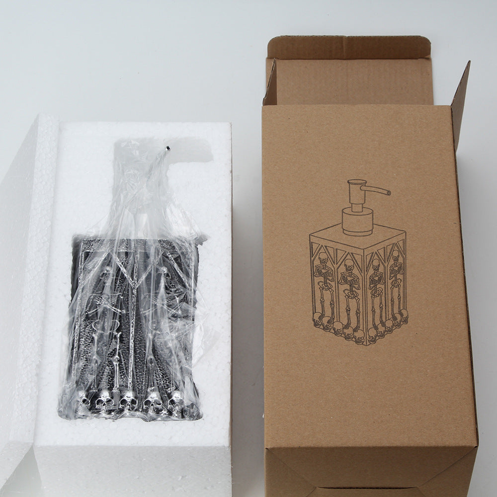 Skull Hand Sanitizer Bottled Resin Storage