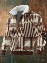 New Men's Casual Long-sleeve Hoodie With A Stand-up Collar And Zipper