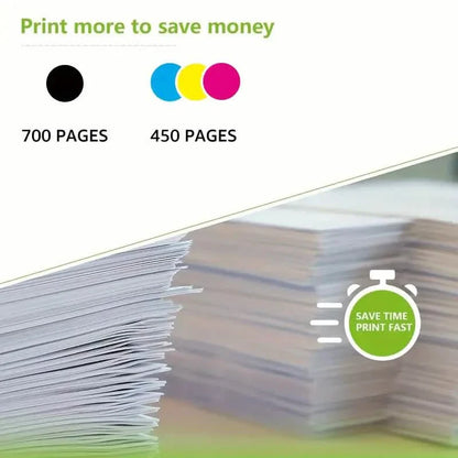 2-Pack: 63XL Ink Cartridges Black & Tri-Color for HP 63 Ink