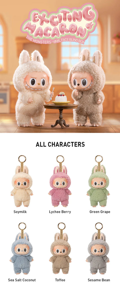 [RESTOCK: OCTOBER] POPMART Exciting Macaron Vinyl Face Blind Box Labubu