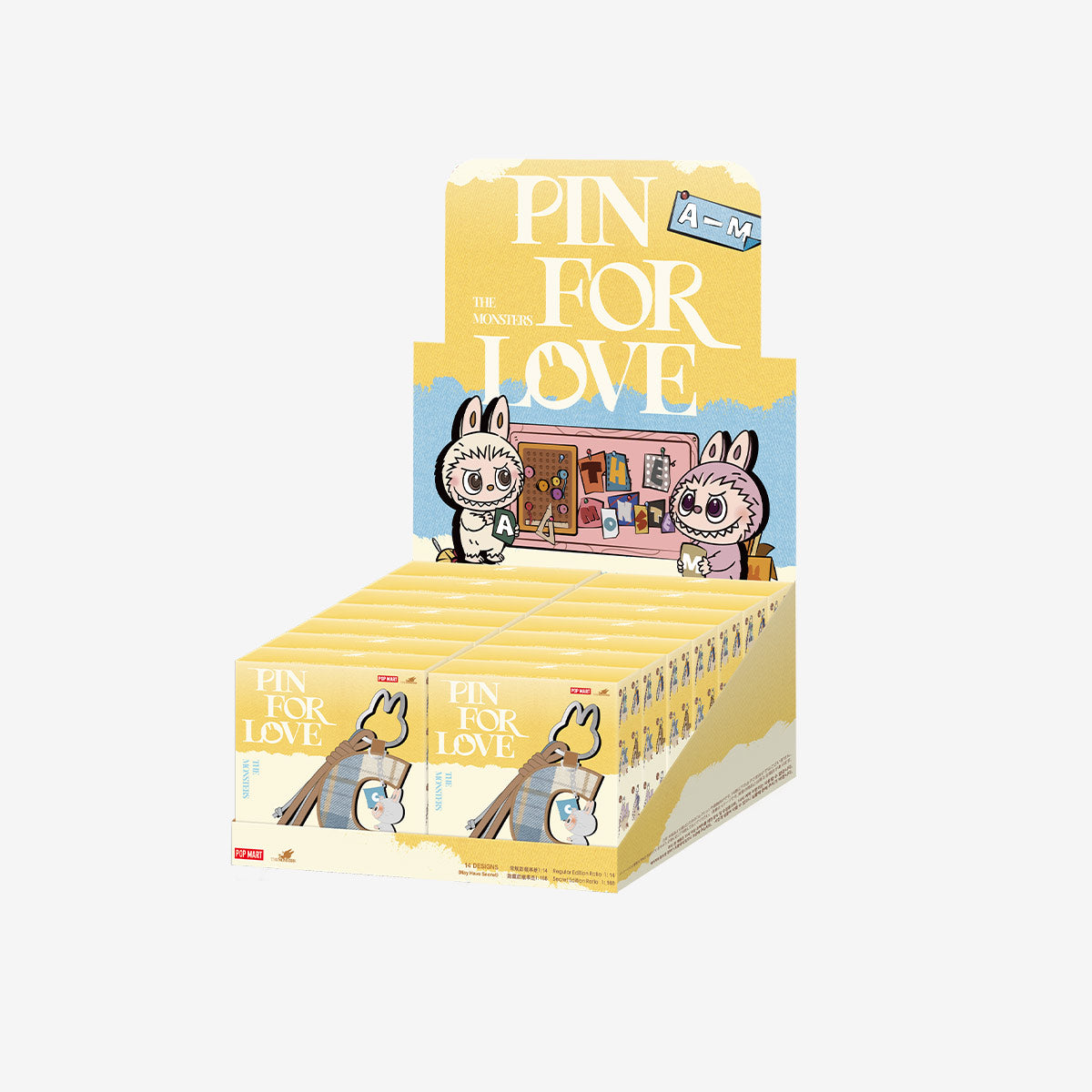 [CHOOSE YOUR LETTERS OPTION!] [IN STOCK] POPMART Pin for Love Series- Letter PENDANT Blind Box