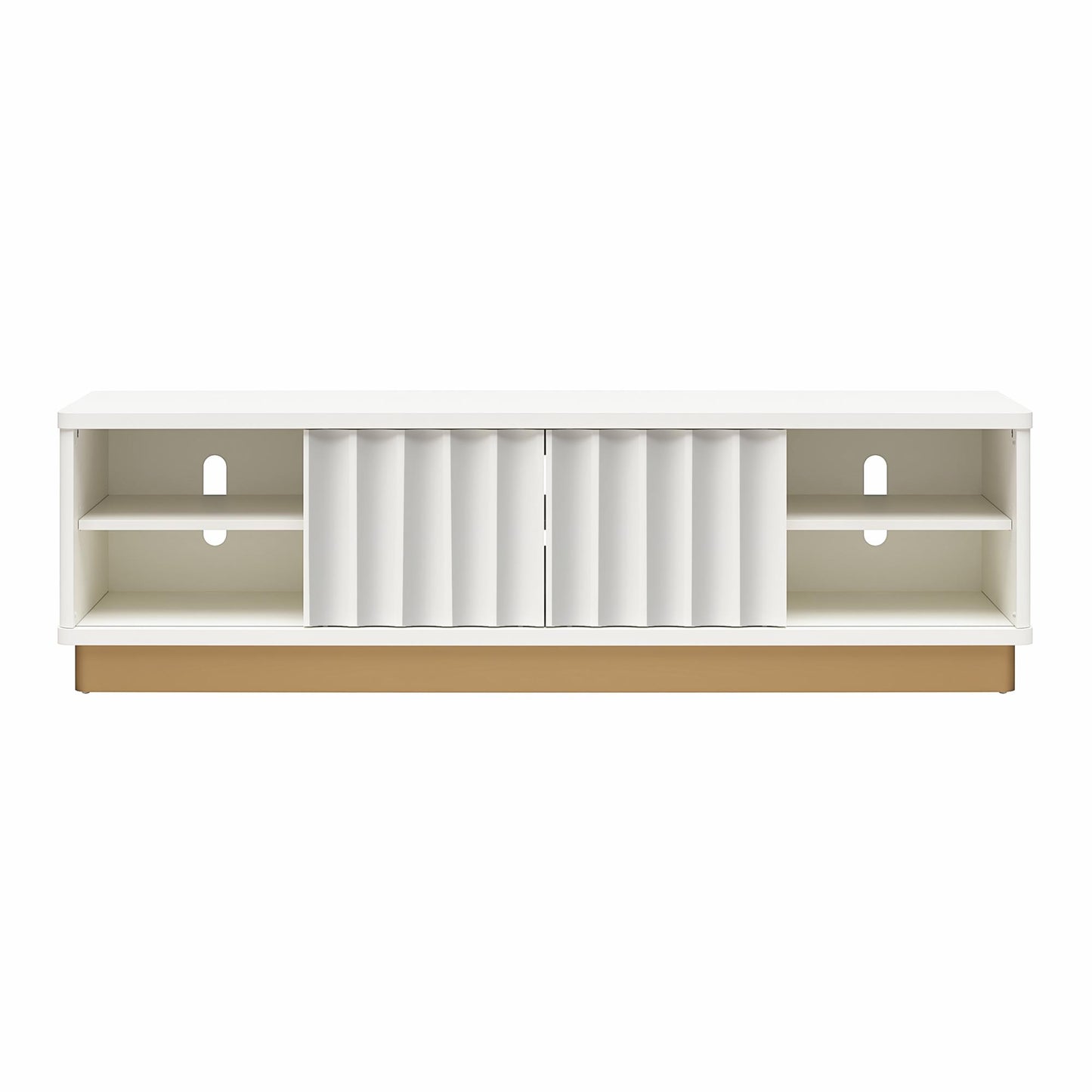 Rene Modern Scalloped TV Stand For TVs Up To 65inch