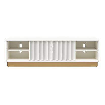 Rene Modern Scalloped TV Stand For TVs Up To 65inch