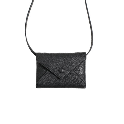 Top Layer Cowhide Delicate Mini Crossbody Envelope Card Bag