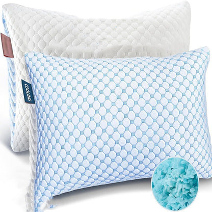 Memory Foam Ice Silk Cool Feeling Memory Crushed Sponge Pillow