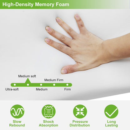 S-L Size Options -- 1Pc Bamboo Memory Foam Sleep Pillow Contoured Cervical Orthopedic Pillow Neck Support Breath Pillow