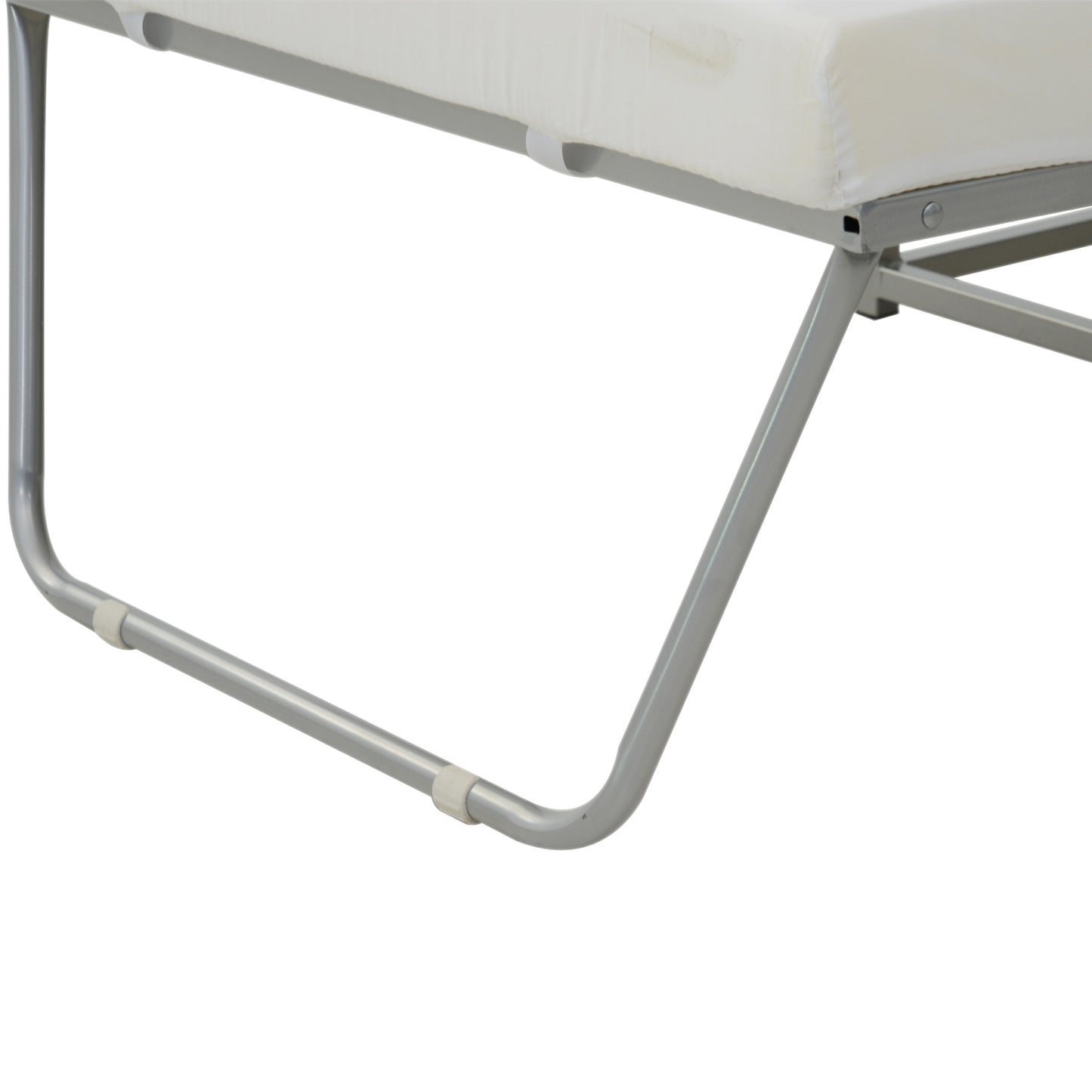Convertible Ottoman, Guest Sleeper Bed, Gray