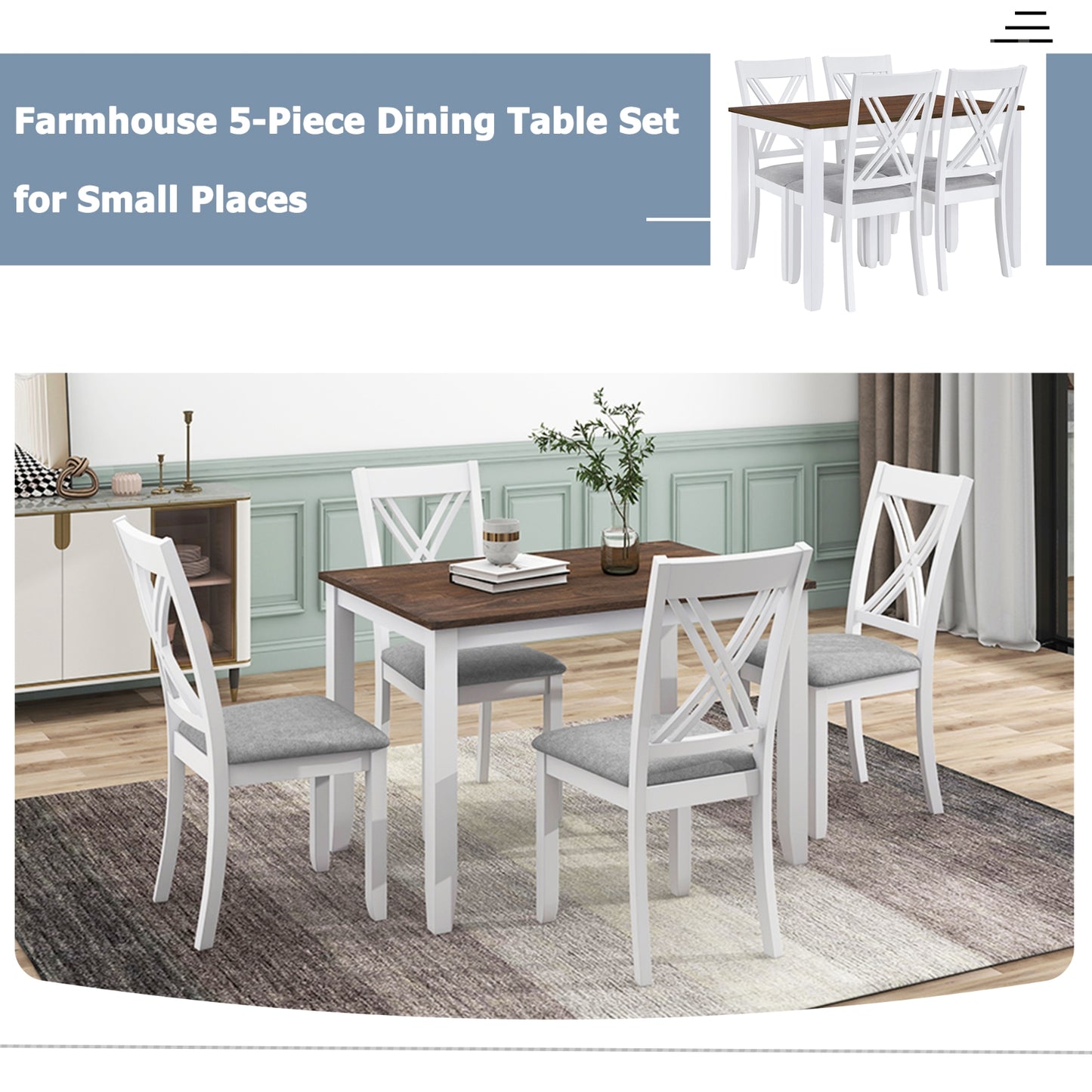 TOPMAX Rural Style 5-piece Cutlery Set