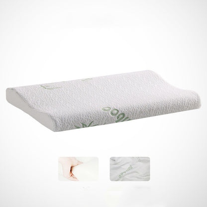 Memory pillow in bed