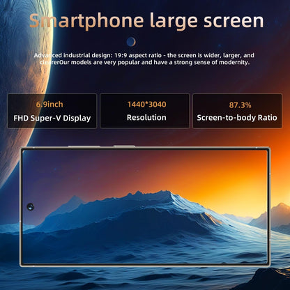 C25 Ultra Cell Phone 5G Unlocked Phone,Smartphone With Tool Pen, Android 15.0 Cell Phone