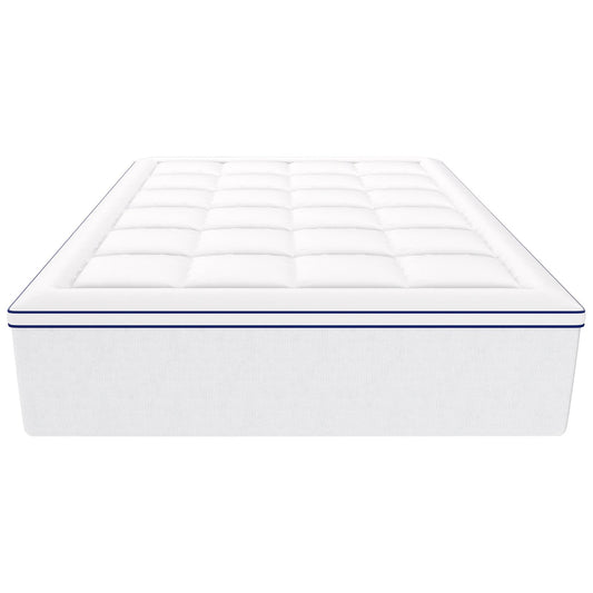 Mattress Topper, Queen Size, 4 In Thickness, Memory Foam, Fiber Fill, Detachable & Washable, Ergonomically Designed For Pressure Relief, Comfortable Cooling & Breathable, Ideal For Hot Sleepers