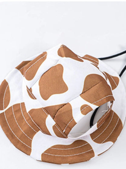 Adjustable Chin Strap Pet Bucket Hat