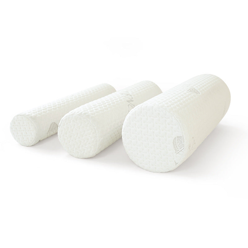 Round Cervical Support Memory Foam Cylindrical Pillow