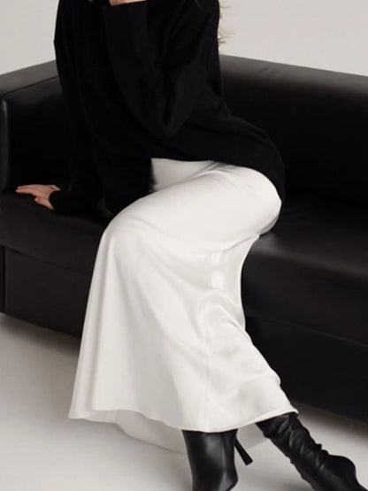 High-Waisted Maxi Skirt