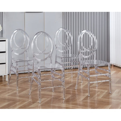 Welding Chair,dining Chair,set Of 4,plastic Seat