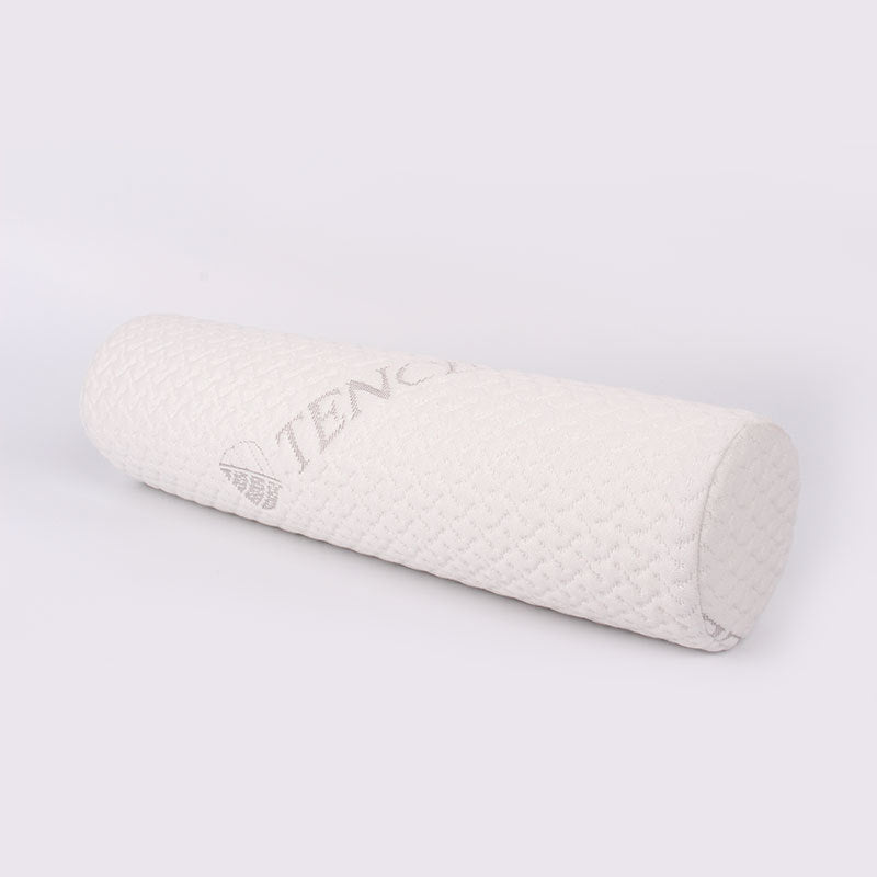 Round Cervical Support Memory Foam Cylindrical Pillow