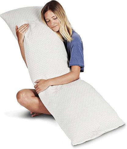 White Pregnant Women's Pillow With Broken Memory Foam