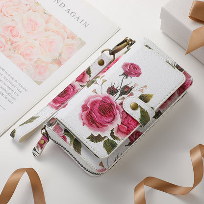 PU Leather Long Wallet Clutch Bag