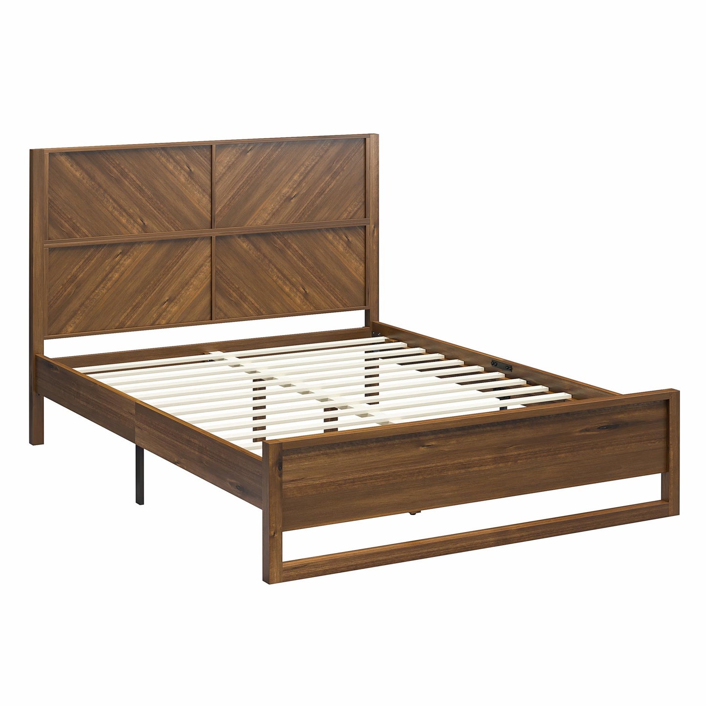 Archer Wood Bed Frame With Headboard