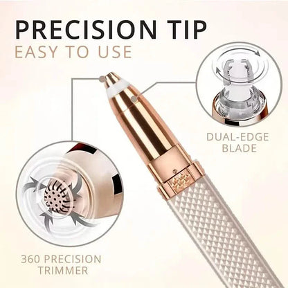 4-in-1 Facial Electric Shaver for Women