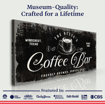 Coffee Bar Sign V
